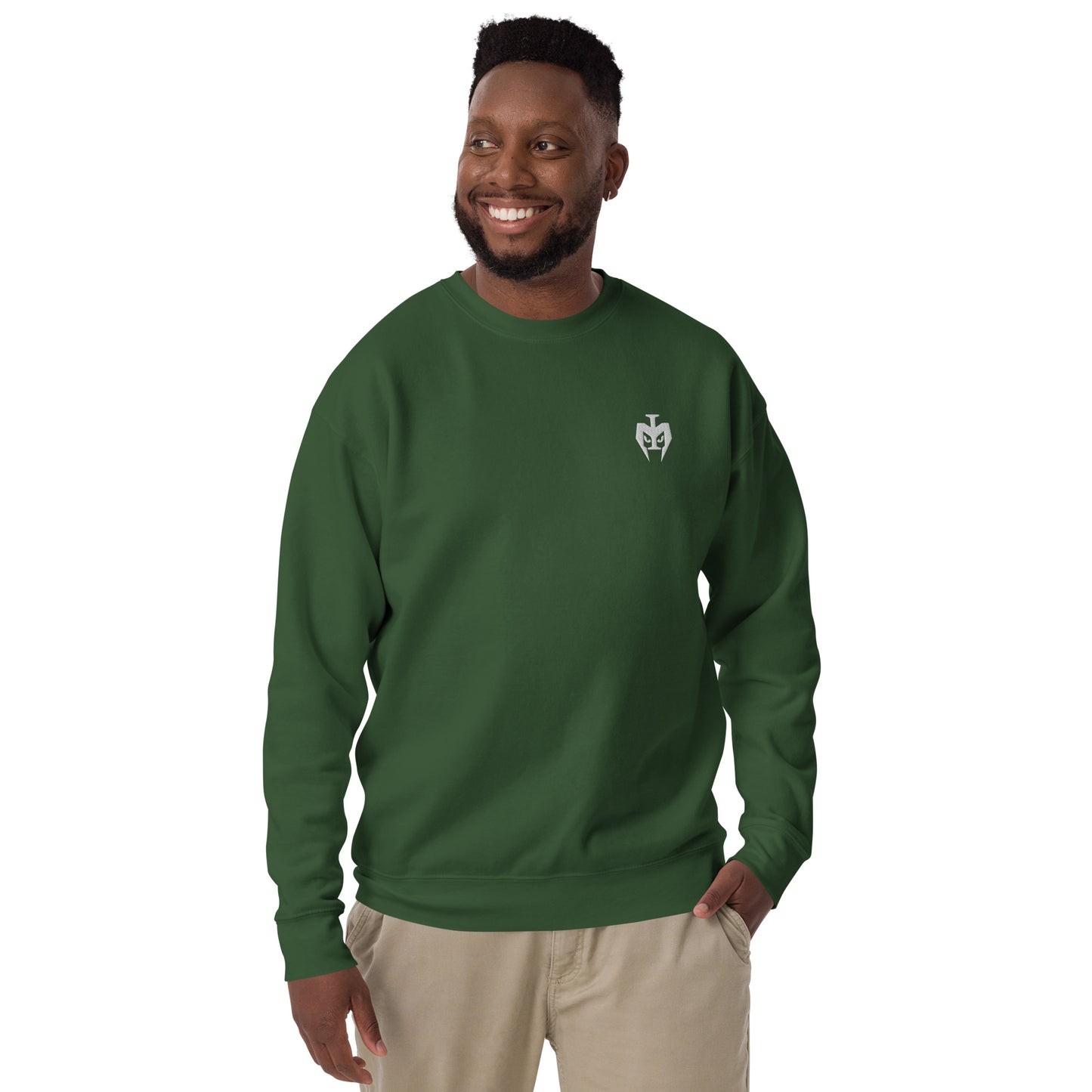 Unisex Premium Sweatshirt (White Logo)
